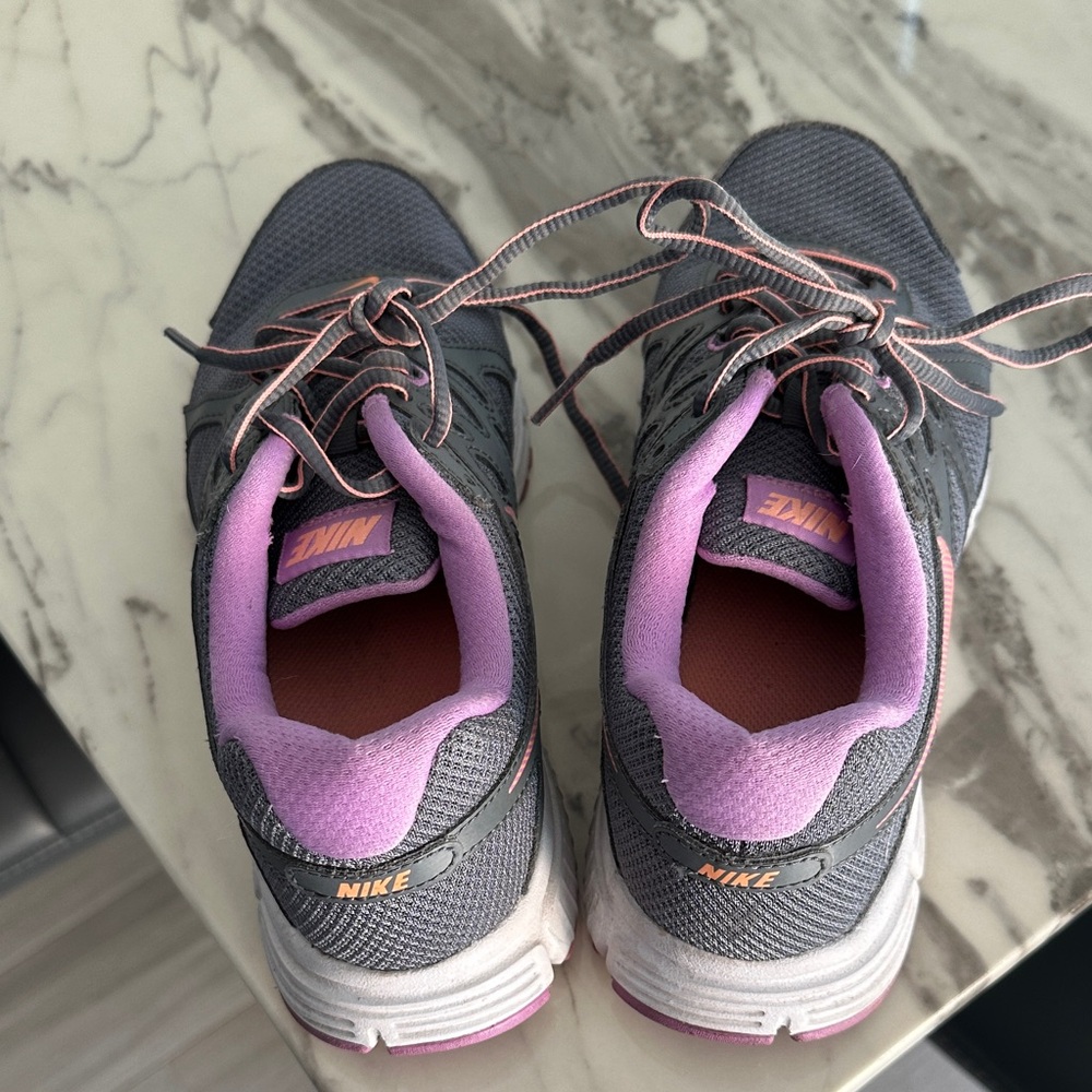Nike Women's Charcoal and Lavender Sneakers